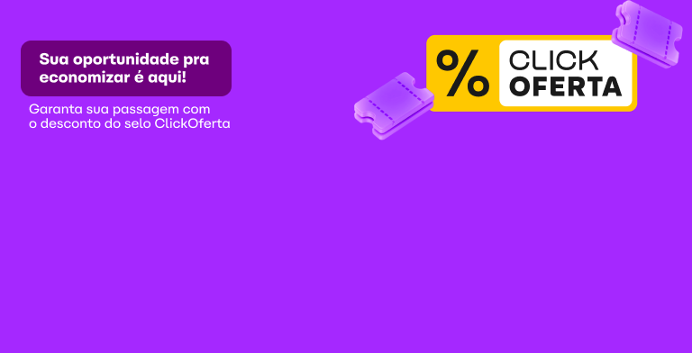 Aqui, você compra passagens de ônibus em promoção e aproveita destinos incríveis com a ClickBus!